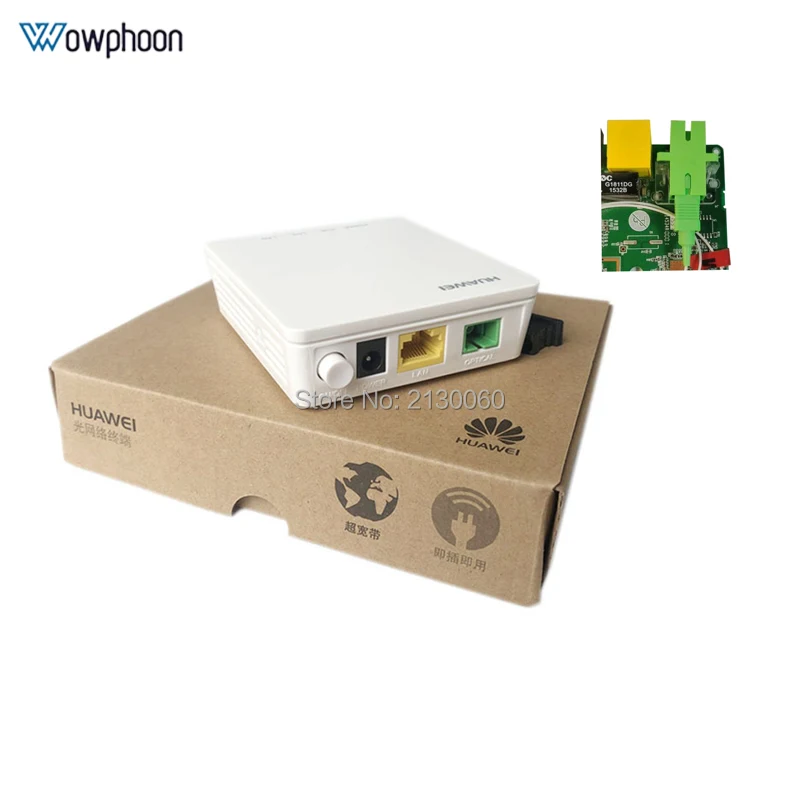 Новый Модем Huawei GPON ONU ONT EG8010H 1GE FTTH интерфейс SC APC английская прошивка 100% новый и