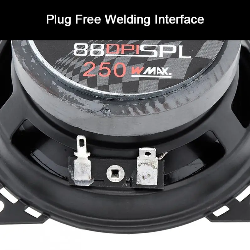 2pcs 4 Inch 10cm 250W Car Coaxial Speakers Auto Audio Music Stereo Full Range Frequency Hifi Non-destructive Installation | Автомобили и