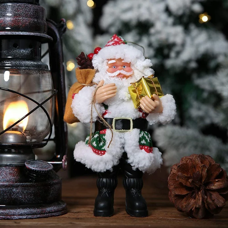 

BMBY-4Pcs Santa Claus Christmas Decoration Gift Santa Claus Doll Santa Claus Pendant Christmas Ornament Santa Claus Figurine