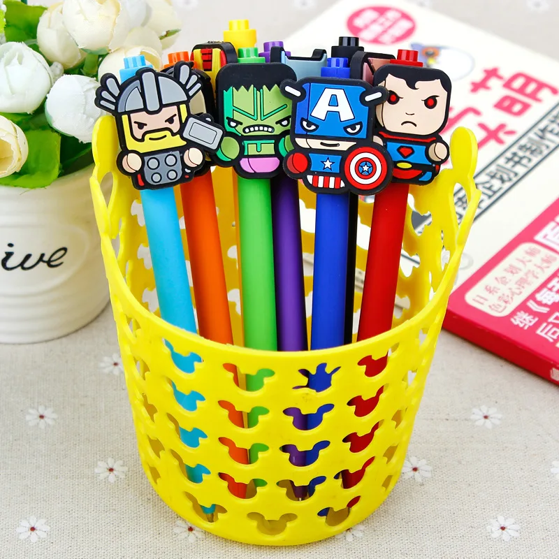 0 5 мм гелевая ручка черного цвета супер герой Железный человек Тони Старк Капитан