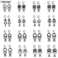 leosoxs 1pair stainless steel screw ear plugs and tunnels dangle ear piercing ear stretched flesh tunnels body jewelry