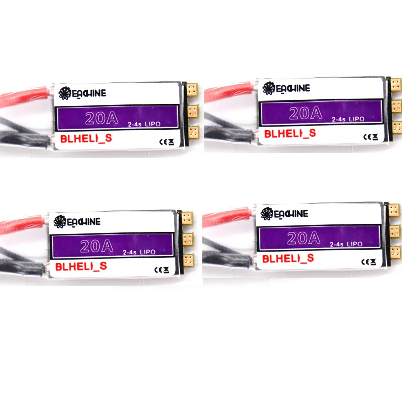 2/ 4 шт. 20A 2 4S Blheli_S бесщеточный ESC для Wizard X220 FPV Racing легкий портативный Дрон Запасная