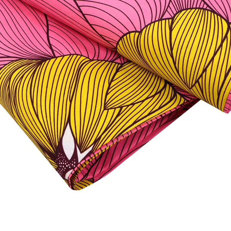 2019 горячая Распродажа полиэстер батик ткань Африканский Воск Ткань Высокое