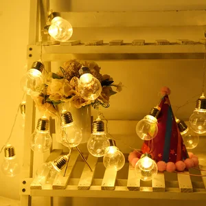 1020 светодиодный лампочка, световая гирлянда, питание от аккумулятора, водонепроницаемая Праздничная атмосферная строка Феи огней, Рождественское украшение для свадебной вечеринки