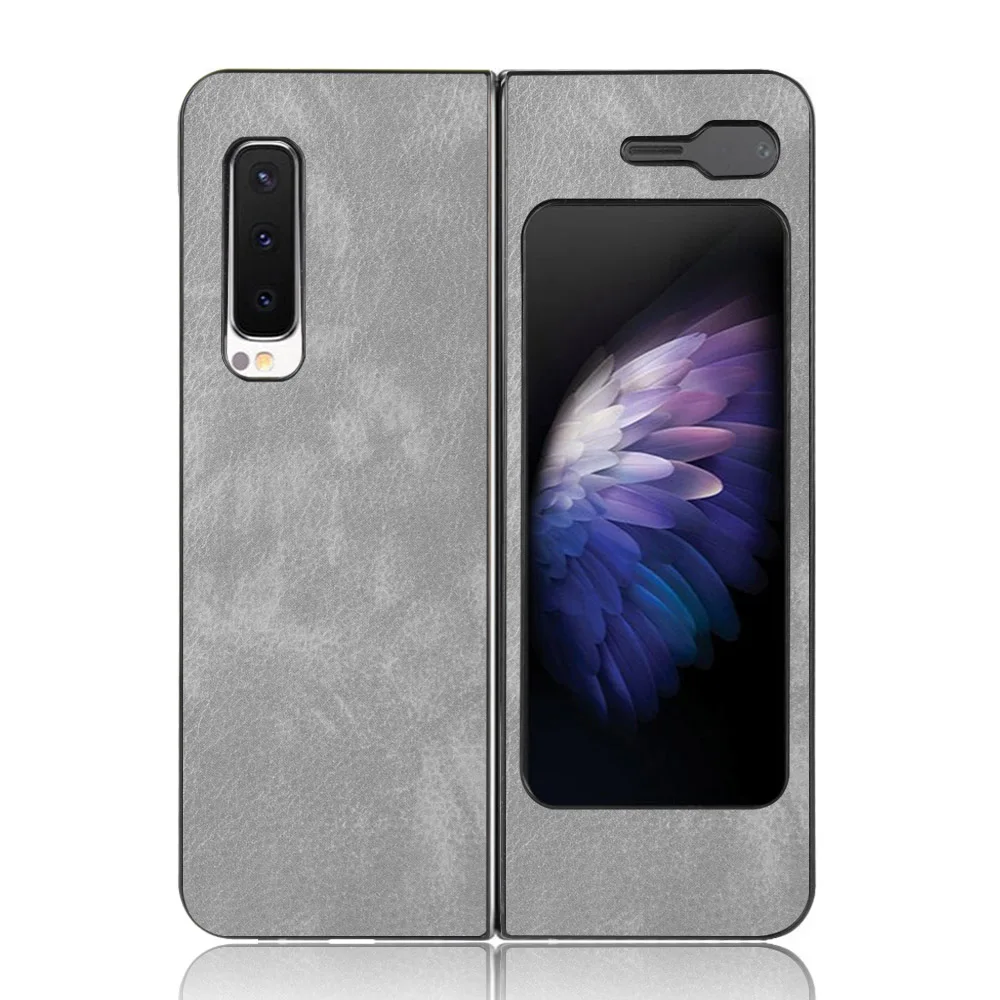 

Case For Samsung Galaxy Fold 5G 4G Leather Cases Cover Gaxaly W20 5G Protective Cases Skin Fundas Para Etui Capinhas Shell