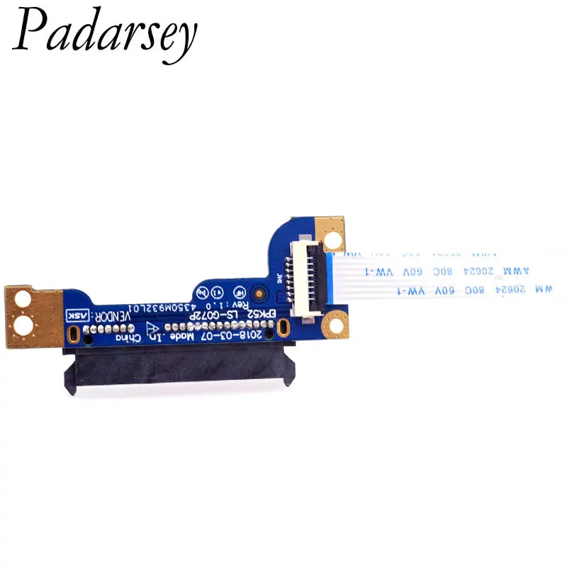 Кабель для жесткого диска Padarsey SATA разъем платы HP 15 6 дюйма 15-DA 15-DB 15-DA0012DX 15-DB0006DS
