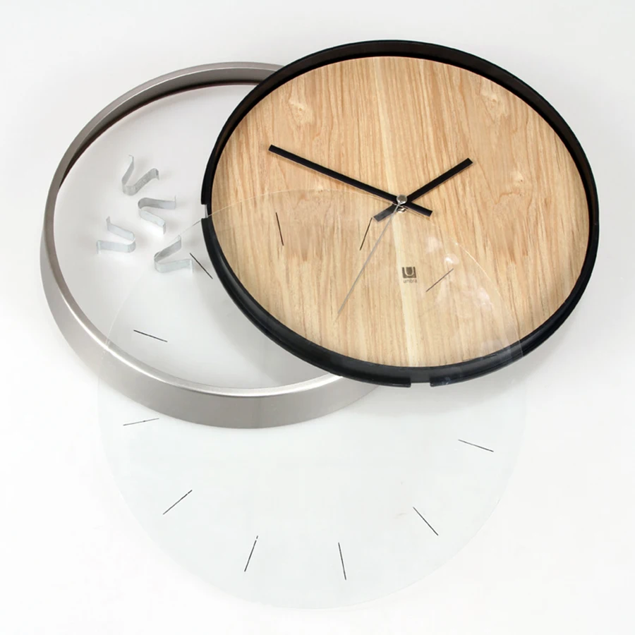 Винтажные деревянные настенные часы домашний декор современный дизайн