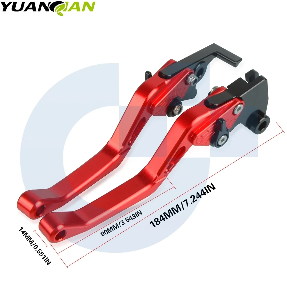 

For YAMAHA FAZER600 Motorcycle FAZER 600 Folding Extendable Brake Clutch Lever + Handle Grips Accessories 1998-2003 1999 2000 01