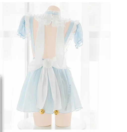 Милые мягкие девушки перспектива сексуальное платье горничной набор черный