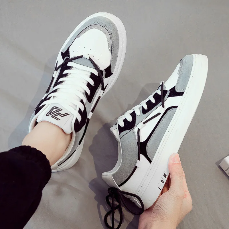 

Новинка, осенняя низкая парусиновая обувь, трендовая мужская обувь, повседневная спортивная обувь Joker, дышащая обувь.