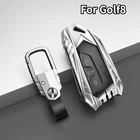 Чехол для автомобильного ключа из цинкового сплава для VW Volkswagen Golf 8 Mk8 MK4 2020 для Skoda Octavia A8 MK4 Rktavia A8, Новый Golf Mark 8 SEAT LEON MK4