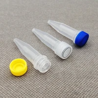 100pcslot laboratory 1 5ml plastic v bottom freezing tube with silicone gasketscrew cap cryogenic vialsink subpackage vial