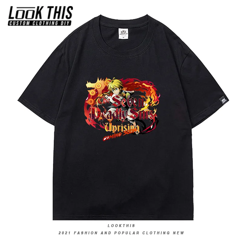 

Seven Deadly Sins Hot Sale Kids Summer Streetwear Teens Tops Boys Girls Cool Anime T Shirts Sport Casual Tee-Shirt Harajuku Tops