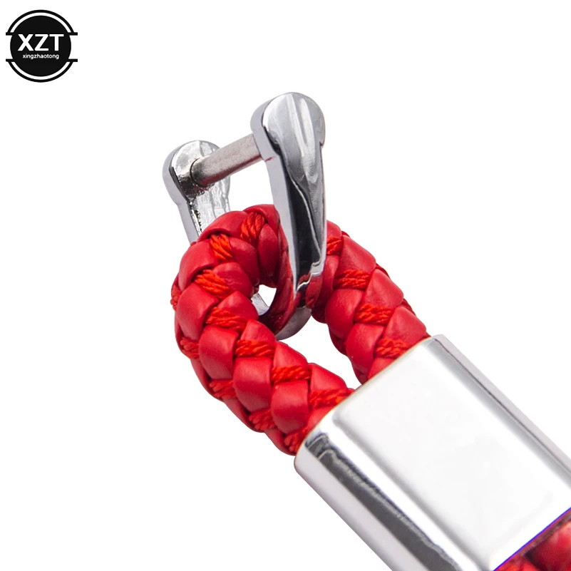 Модный металлический и кожаный брелок для автомобиля|Кольца ключей| |