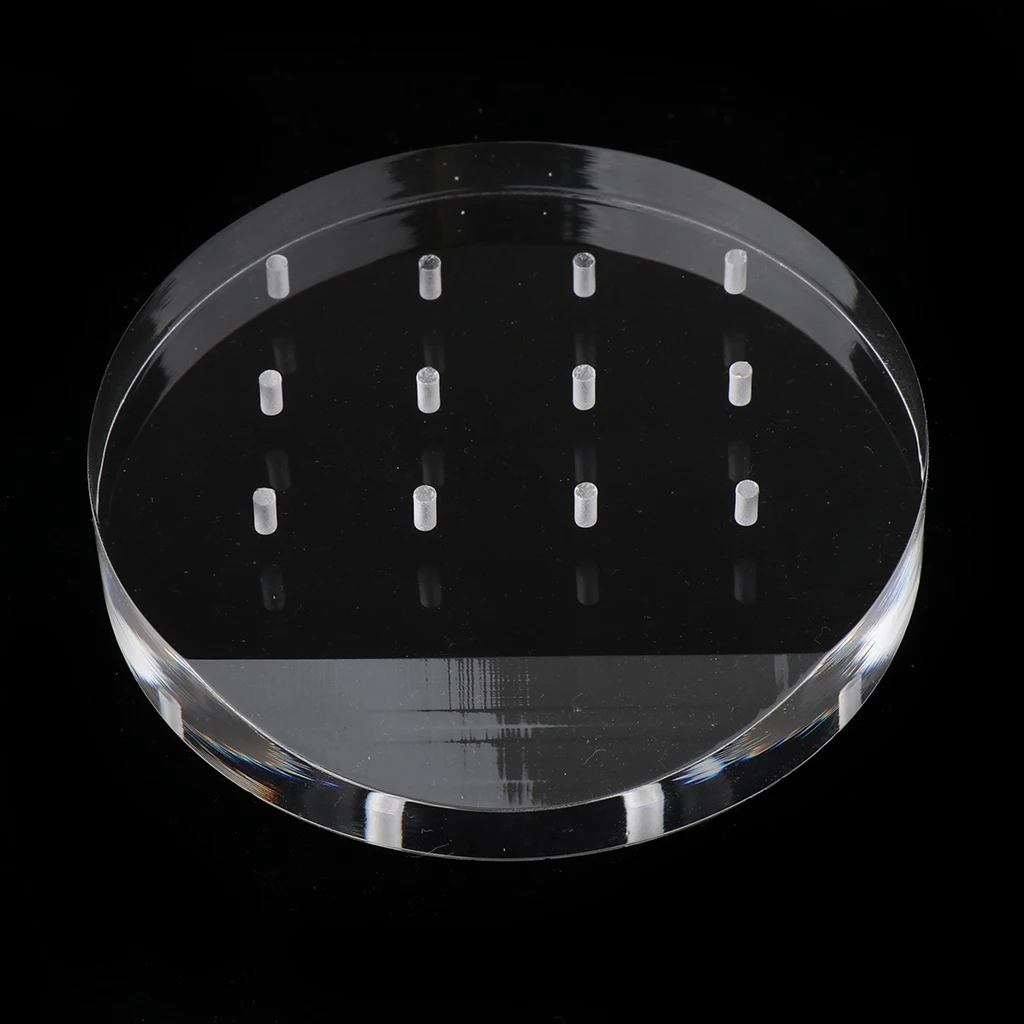 

MagiDeal 12 Hole Nail Drill Holder Standing Manicure Tool Stand