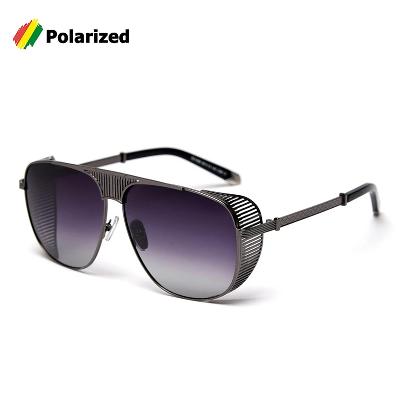 Солнечные очки JackJad в стиле стимпанк с поляризацией 2020|Мужские солнцезащитные