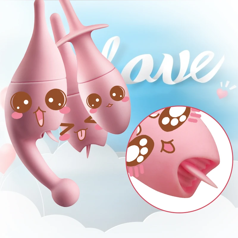 GUIMI 3 шт. язык лизание вибратор 10 Скорость Стимулятор клитора соска G Spot оральный