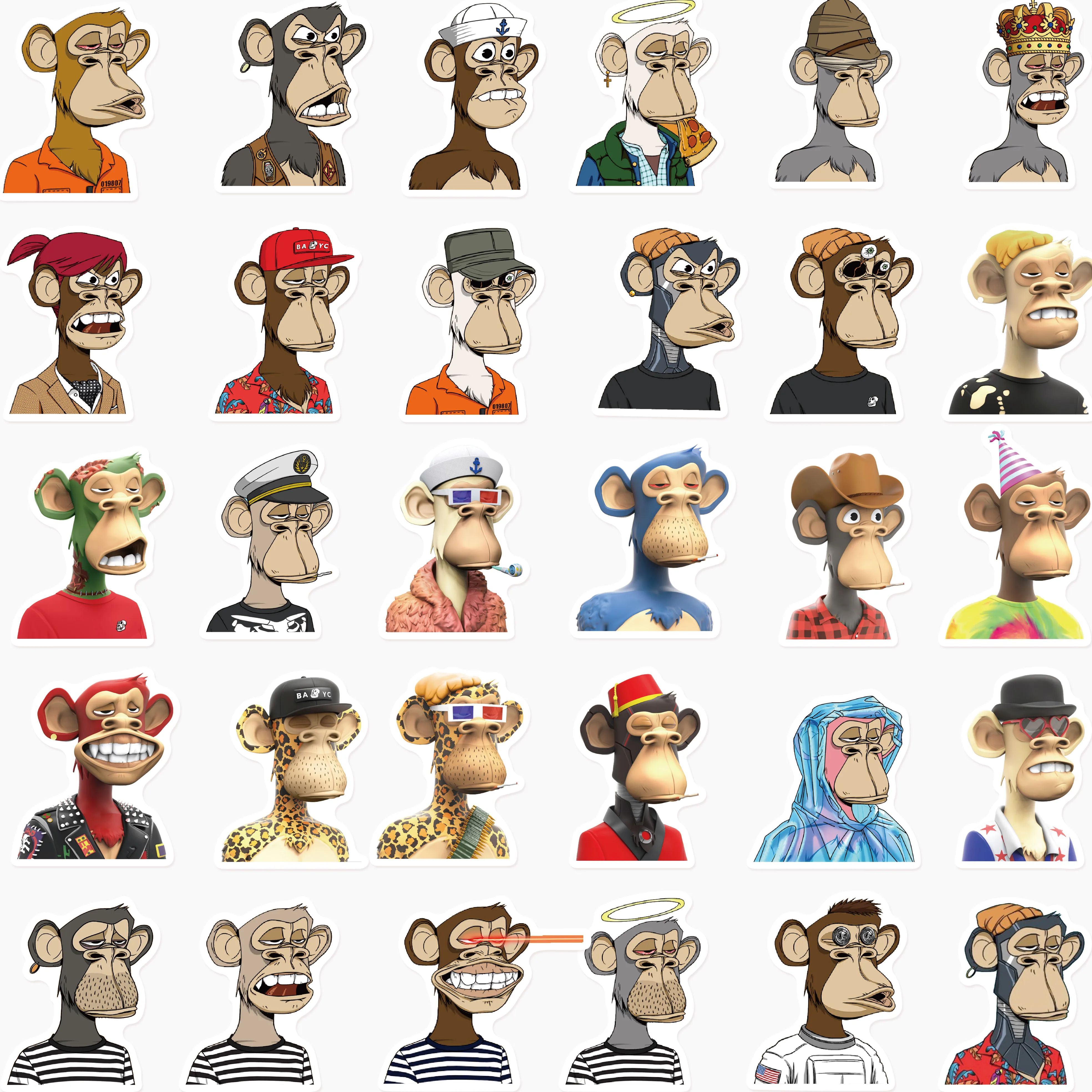 Наклейки для багажа ноутбука скейтборда 10/64 шт. | Игрушки и хобби