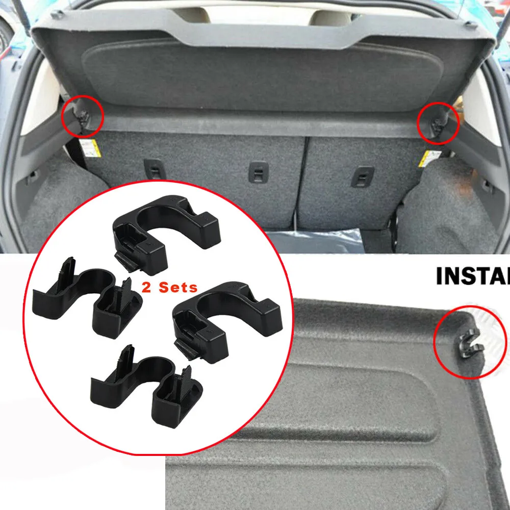 

4PCS Load Cover Parcel Shelf Clip Pivot Mount For Ford Focus Mondeo Fiesta C-Max Car Accessories OEM 015532109E