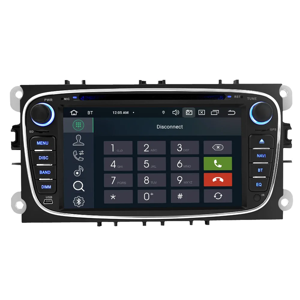 4G ram 64G rom Android 9,0 автомобильный Радио DVD навигационный плеер для Ford/Focus/Mondeo/S-MAX/C-MAX/Galaxy gps Видео Мультимедиа Стерео