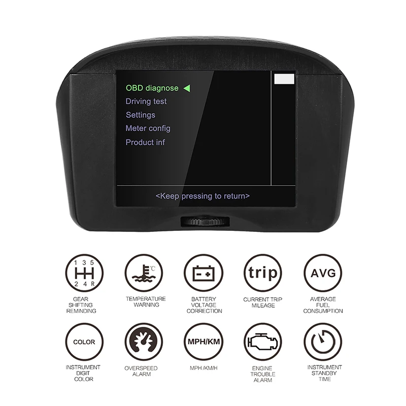 Автомобильный Умный Цифровой измеритель температуры воды Autool X50 Plus с