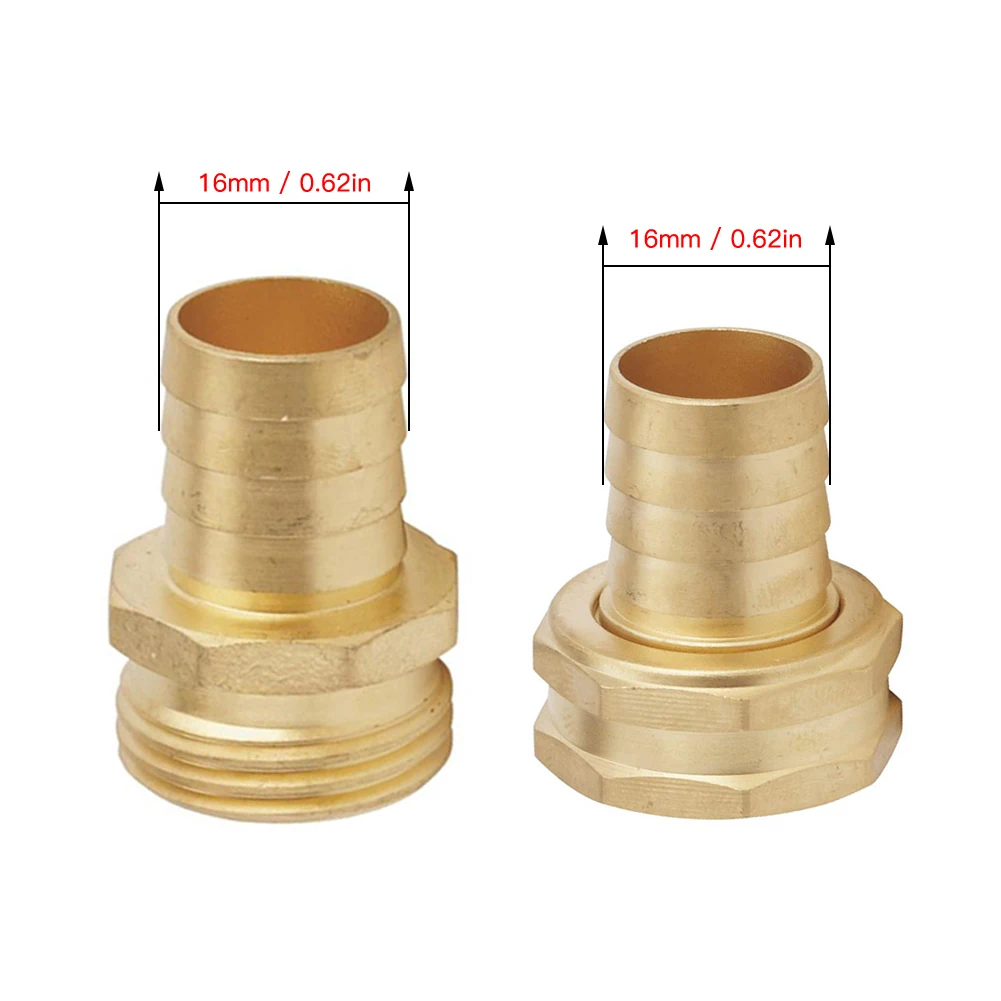 Соединитель для садового шланга 3/4 дюйма с резьбой стандарта США|Соединители