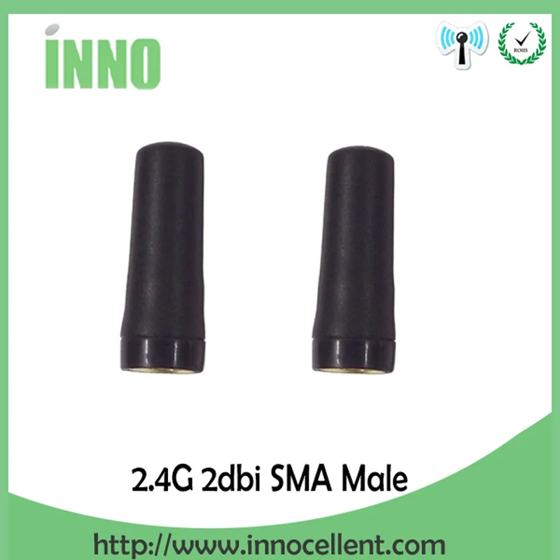 EOTH 10pcs 2.4g antenna 2~3dbi sma male wlan wifi 2.4ghz antene pbx iot module router tp link signal receiver antena high gain
