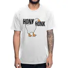 Популярная футболка без названия гусиная игра Honk мягкая хлопковая Футболка с графическим принтом