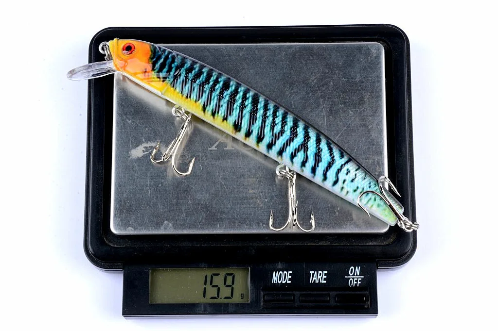 1Pcs 12.5cm/15.9g Wobblers Minnow Sea Fishing Baits 3D Painting Artificial Hard Lure With Hooks For Jig Tackle Gear | Спорт и