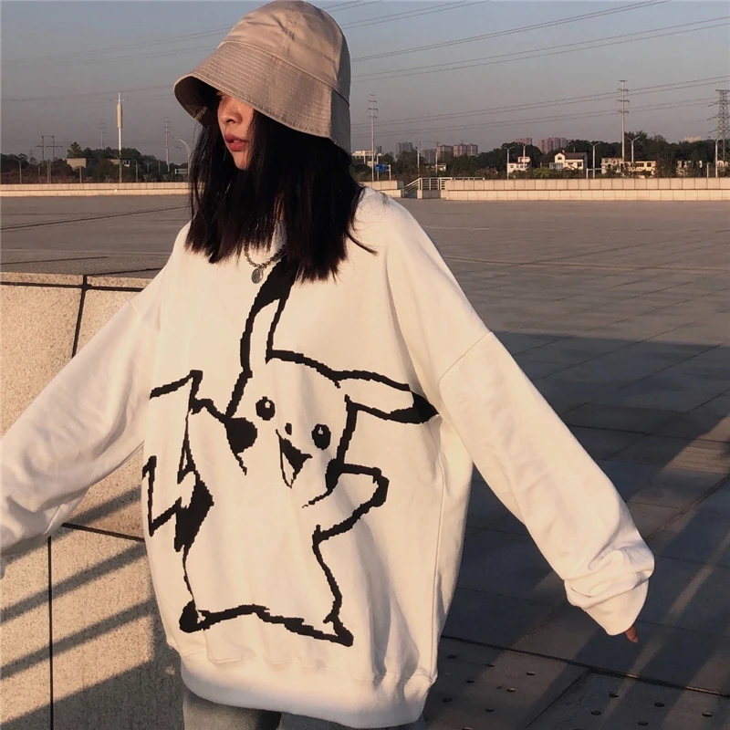 Women Sweetshirts Autumn Winter Sweatshirt Women Harajuku Hoodie Oversized Hoodie Kawaii Clothes Women Pullovers Slim Vintage
