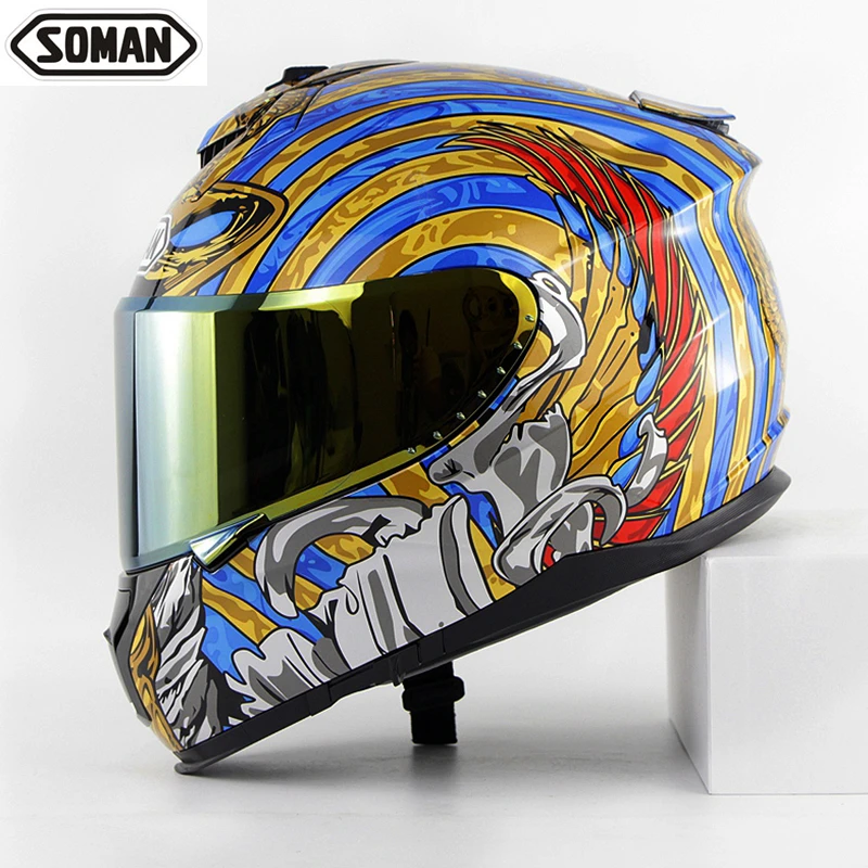 Soman Casco крутой гоночный шлем для мотокросса Ece Healmet горные шлемы Helt Dirt Bike Motocicleta Motosiklet cask модульный