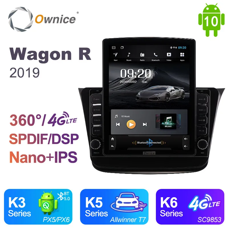 

Android 10.0 Ownice Autoradio 2 Din for SUZUKI WAGON R 2019 Car Radio Auto GPS Navigation Multimedia DSP 4G LTE 360 Panorama