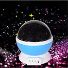 Звезды Звездное небо светодиодный проектор Луна ночной Светильник батарея USB спальня вечерние проекционный светильник для детей Ночник подарок покемон