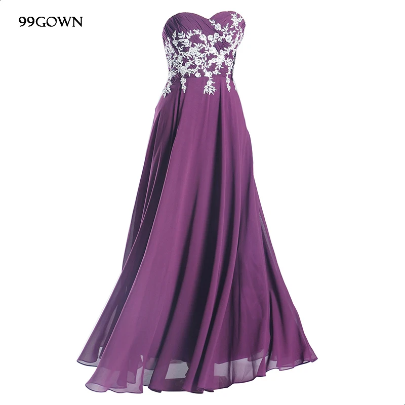 99GOWN свадебные вечерние платья для женщин без бретелек Роскошная вышивка длинные