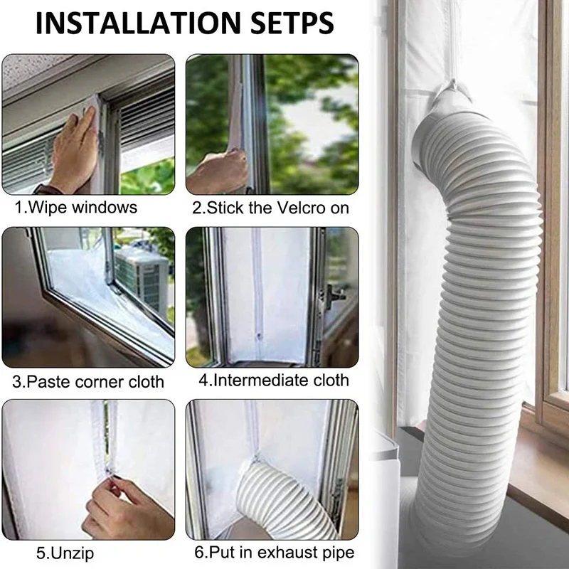 Оконная герметизация для мобильных кондиционеров системы кондиционирования