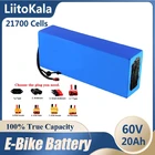 Аккумулятор для электрического скутера LiitoKala, 60 В, 40 Ач, 50 ач, 30 Ач, 20 Ач, 35 Ач, аккумулятор для электрического скутера 21700, 60 В, 3000 Вт, аккумулятор для электровелосипеда