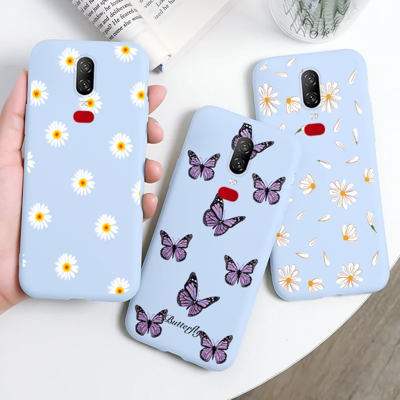 Чехол для телефона OnePlus 6 One Plus цветной цветочный чехол с милым котом one plus