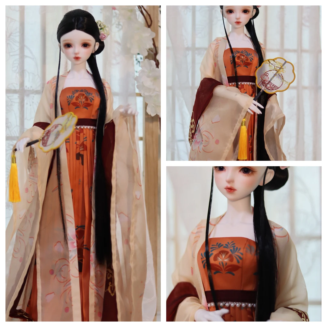 1/4 1/3 весы BJD одежда древний костюм в китайском стиле ханьфу для девочек платье феи