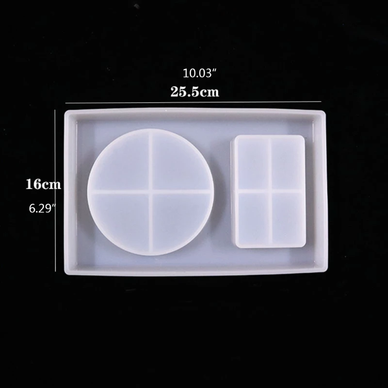 

2 in 1 Tray Epoxy Resin Mold Cigarette Case Silicone Mould Jewelry Storage Box Mold DIY Crafts Decorations Casting Mold