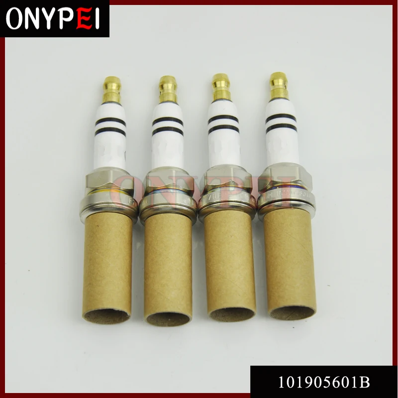 4 шт./лот обычная свеча зажигания 101905601B 0241140512 F7HER2 для Polo Golf Canddy Seat Fabia Skoda Ibiza|Свечи и