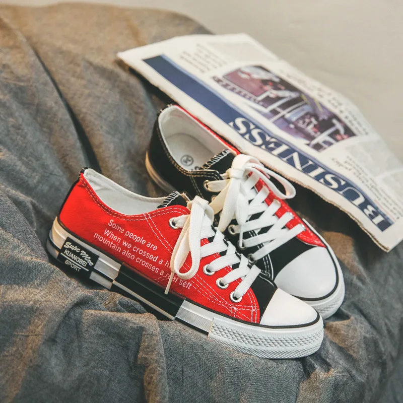 

Low Top Canvas Shoes Women Canvas Sneakers Casual Shoes Walking Trainers Women Lace Up Flat Shoes