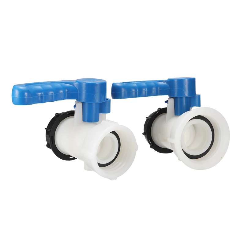 Thread Plastic IBC Tank Tap DN40 (62 mm) / DN50 (75 mm) to 2 Inch Adapter Garden Irrigation Connection Valve