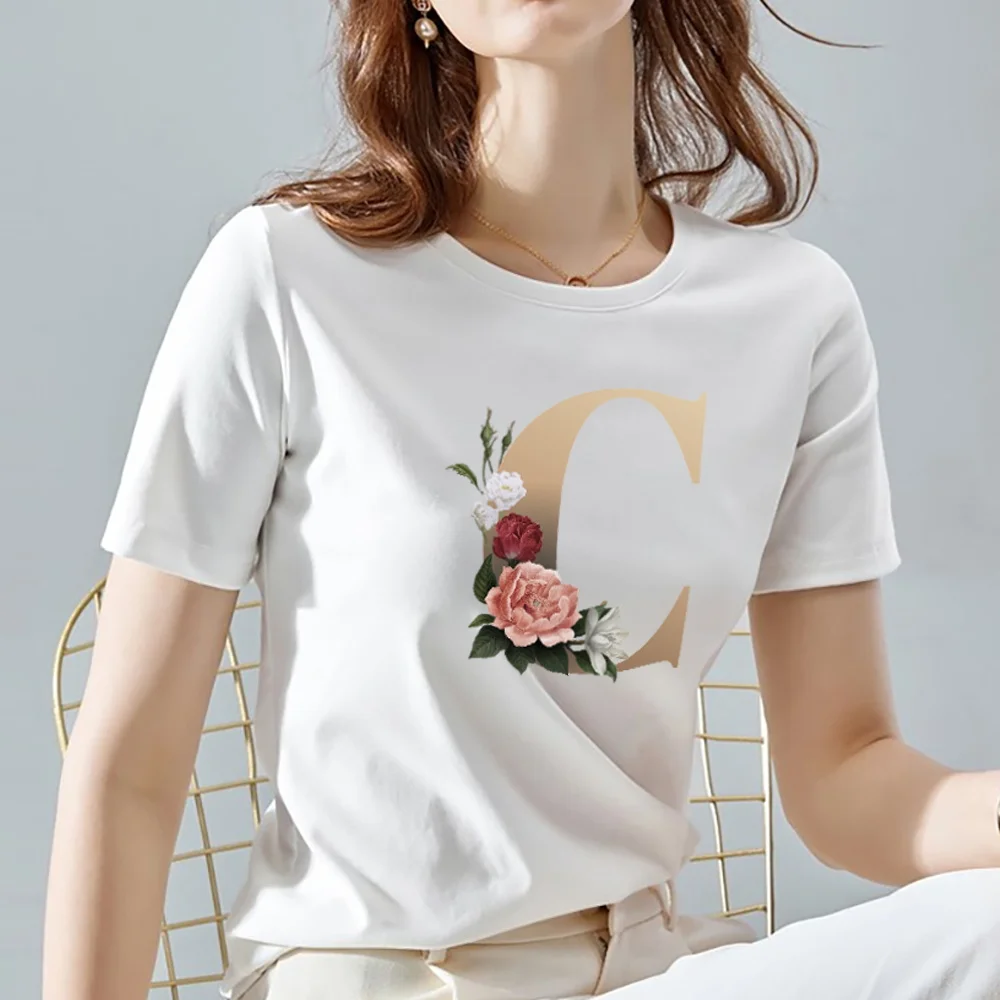 Женские топы в стиле Харадзюку белая женская футболка с принтом букв