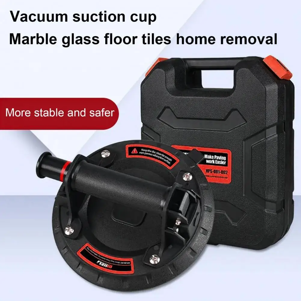 

8 inch Vacuum Suction Cup Heavy Duty Glass Suction Cup One-click Release Hand Tools Practical Hand-held Suction Cup for Glass