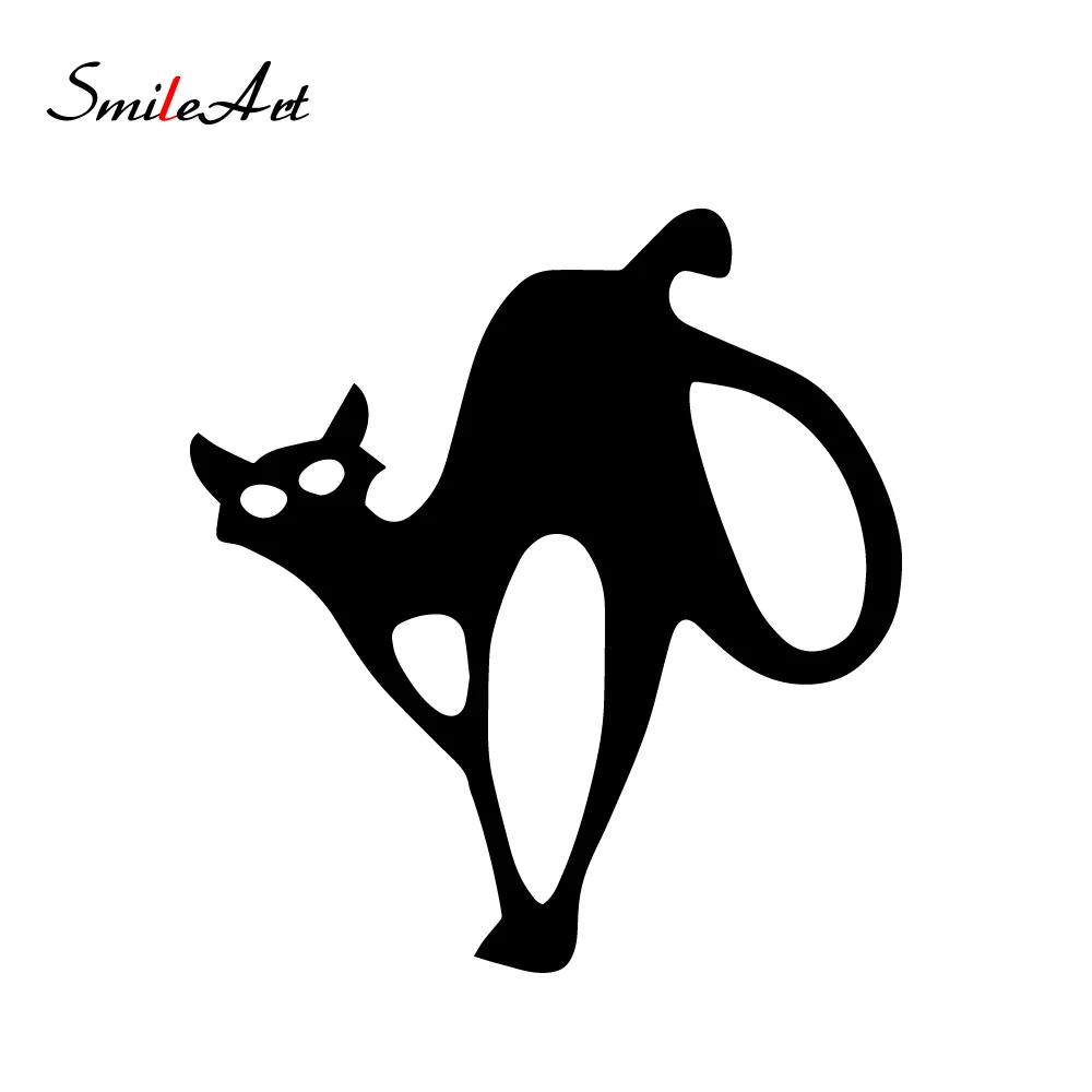 Забавный кот авто стикер для грузовика окна бампер внедорожник двери ноутбука