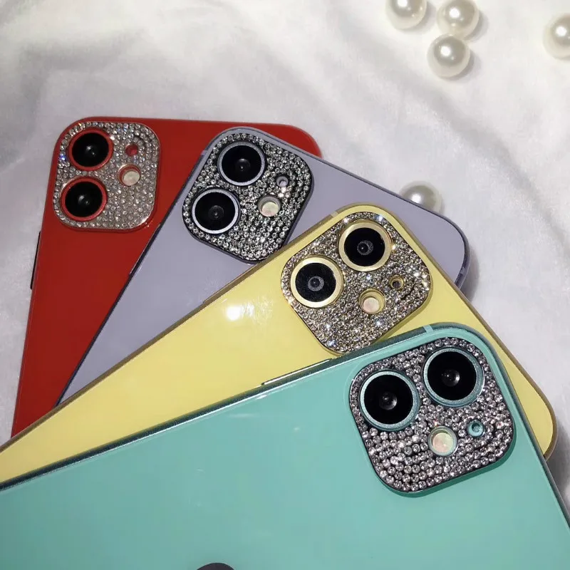 С алмазной пленкой для объектива камеры iPhone 11 Pro протектор из закаленного стекла