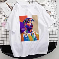 tupac streetwear harajuku t shirts women harajuku top tees female t shirt hip hop rapper graphic printed casual tshirt clothes