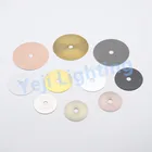 Круглое железное шасси, круглая железная пластина, кронштейн лампы, фиксированная прокладка, металлическая пластина, ретро основание настольной лампы, Нижняя крышка