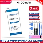 LOSONCOER 4100 мАч, HZ40 батарея для Motorola MOTO Z2 играть XT1710-08 XT1710 XT1710-09 XT1710-11