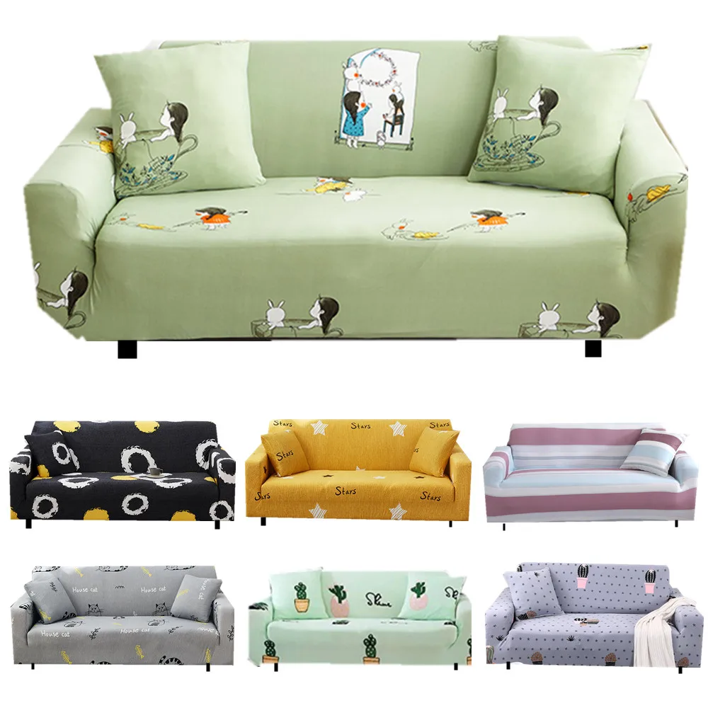 Мультяшный чехол для дивана эластичный детского чехлы кресла | Дом и сад